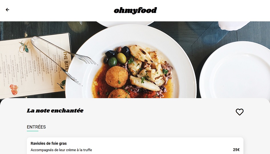 Image of the link to the project Ohmyfood